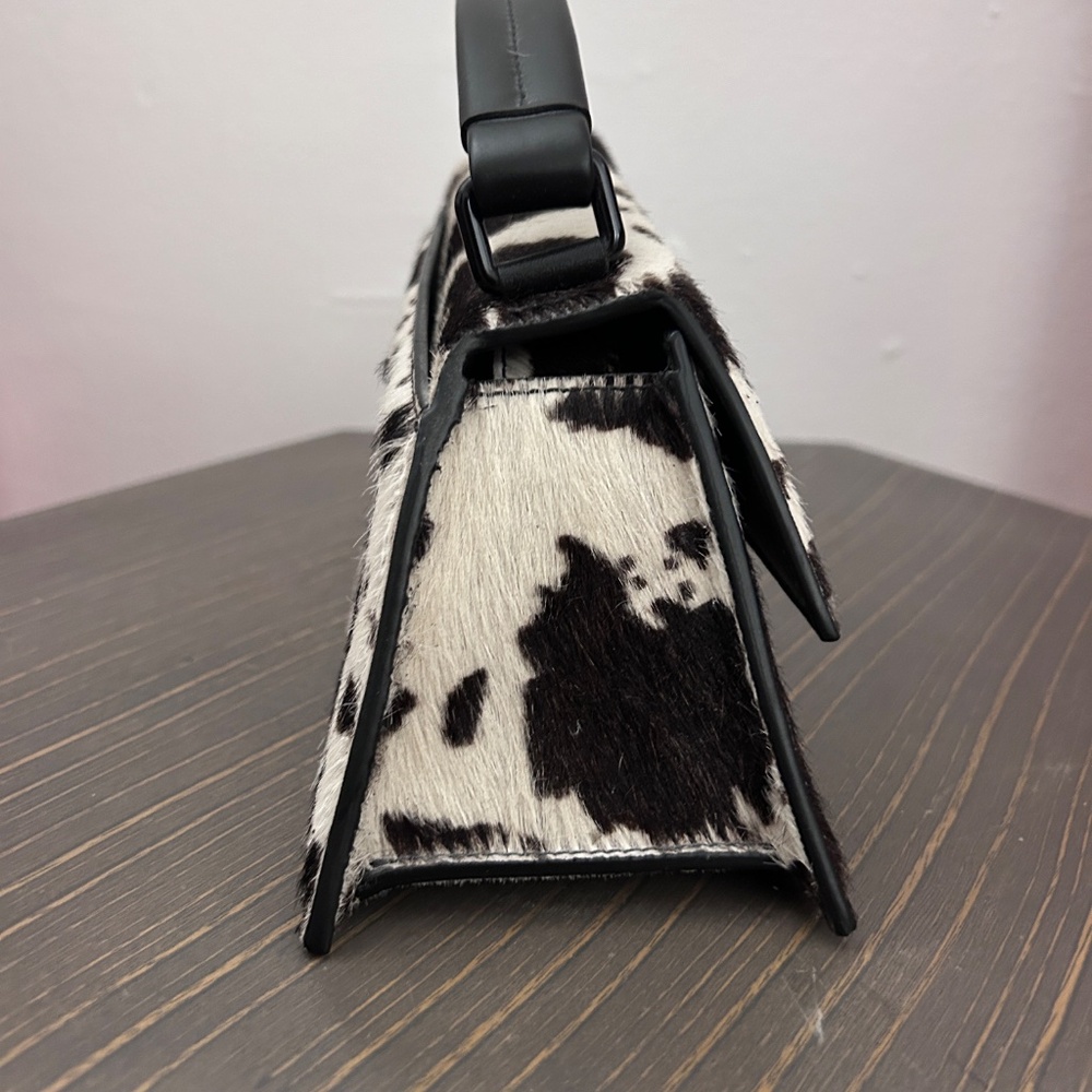 Acne Studios Ponyhair Distortion Bag  Cow Print w/ crossbody strap - Picture 4 of 11